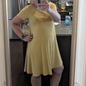 LuLaRoe Carly Small Mustard Yellow
